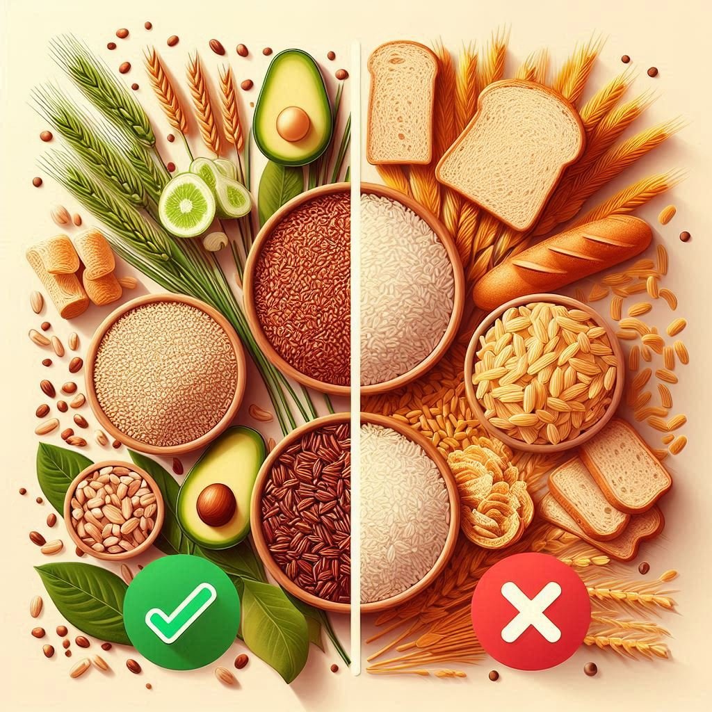 Choose Whole Grains Over Refined Grains