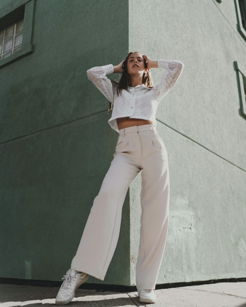 High-Waisted Dress Pants